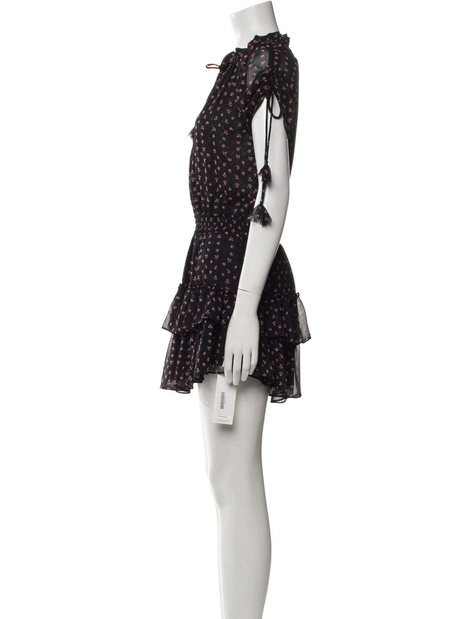 MISA Los Angeles Floral Print Mini Dress