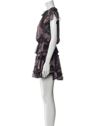 MISA Los Angeles Printed Mini Dress