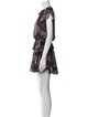 MISA Los Angeles Printed Mini Dress