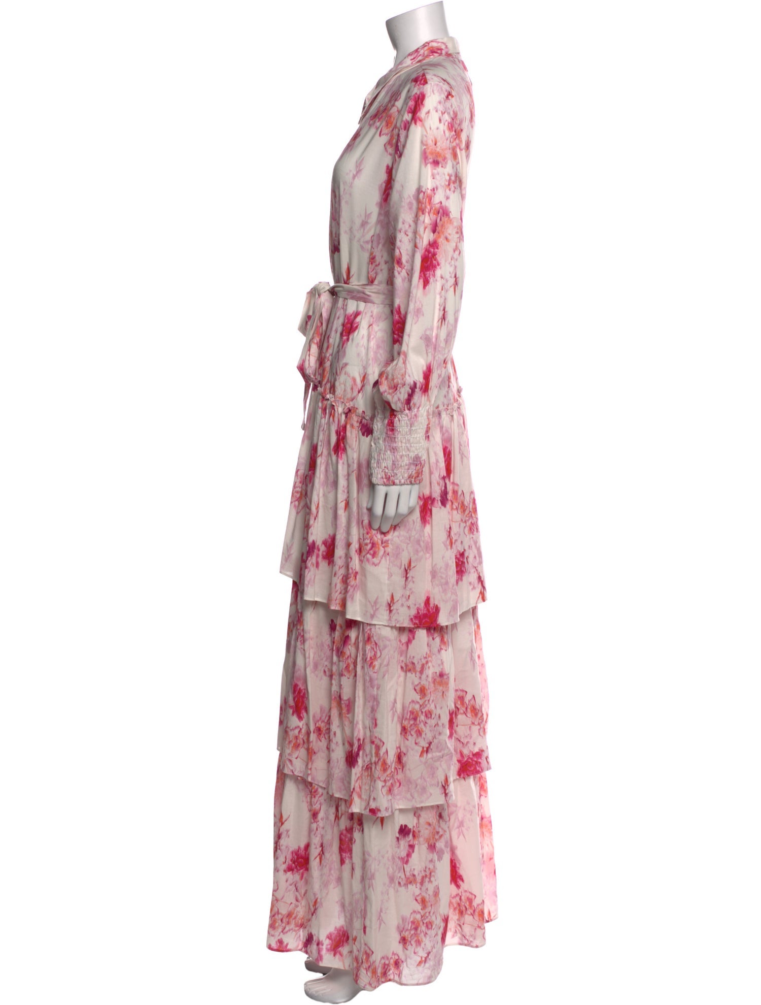 MISA Los Angeles Printed Long Dress