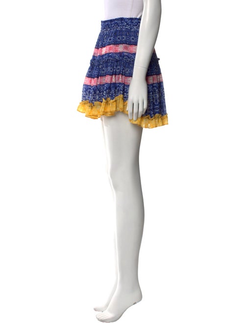 MISA Los Angeles Striped Mini Skirt