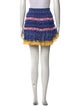MISA Los Angeles Striped Mini Skirt