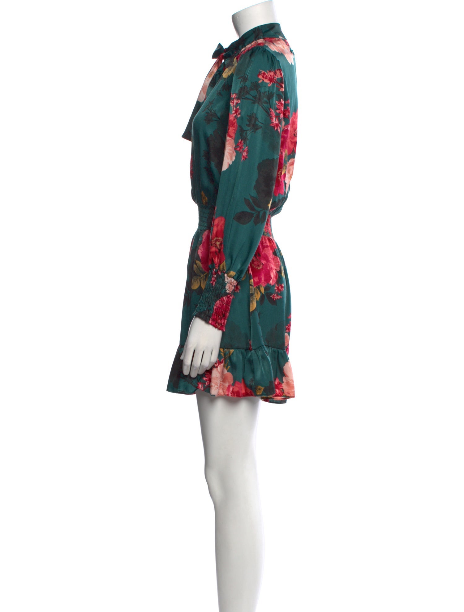 MISA Los Angeles Floral Print Mini Dress
