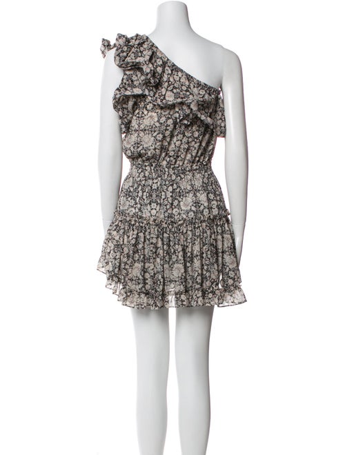 MISA Los Angeles Floral Print Mini Dress