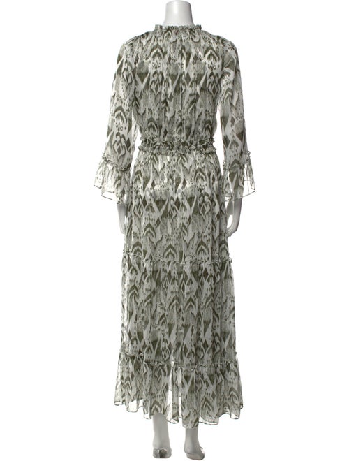 MISA Los Angeles Printed Long Dress
