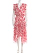 MISA Los Angeles Floral Print Long Dress