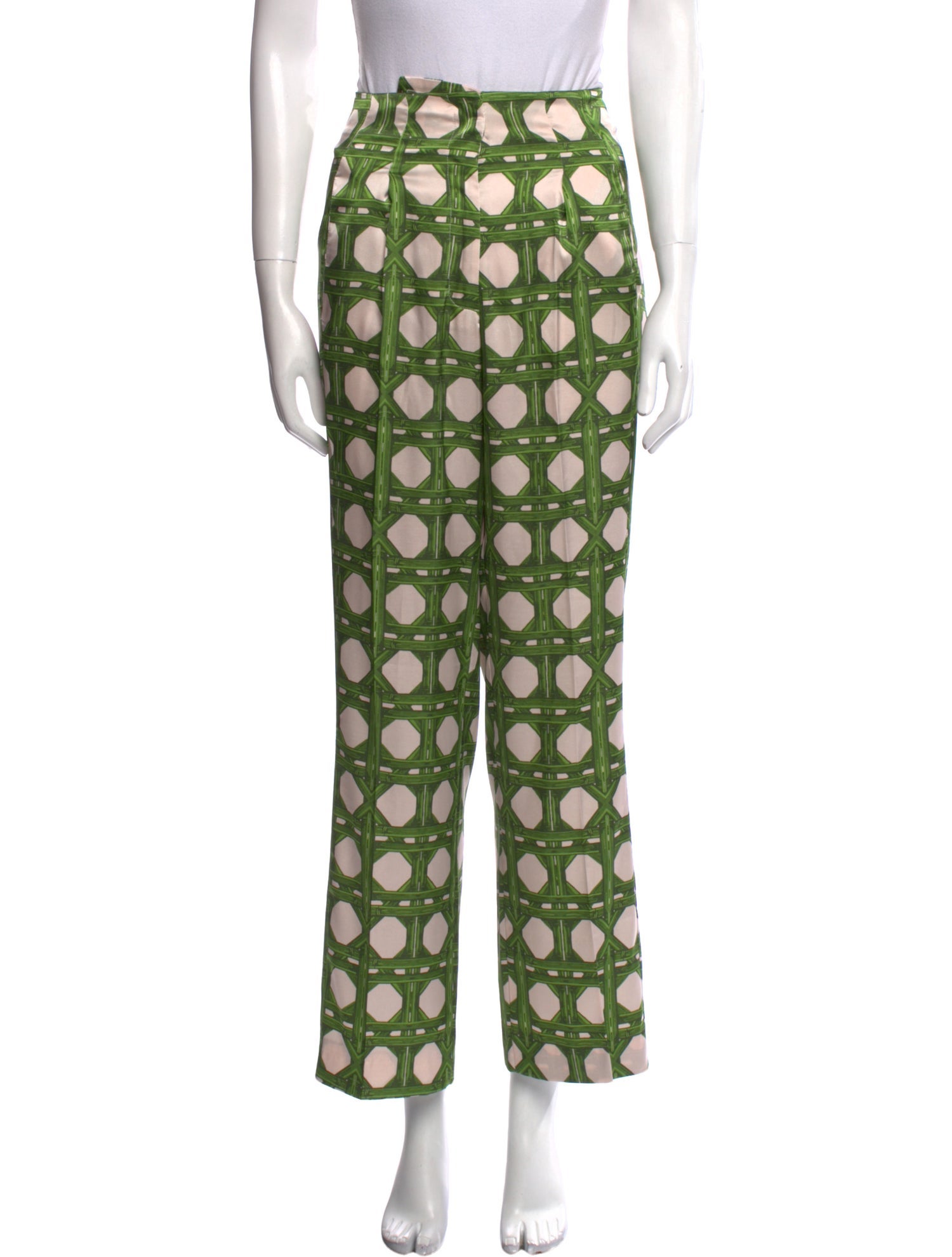 MISA Los Angeles Printed Straight Leg Pants