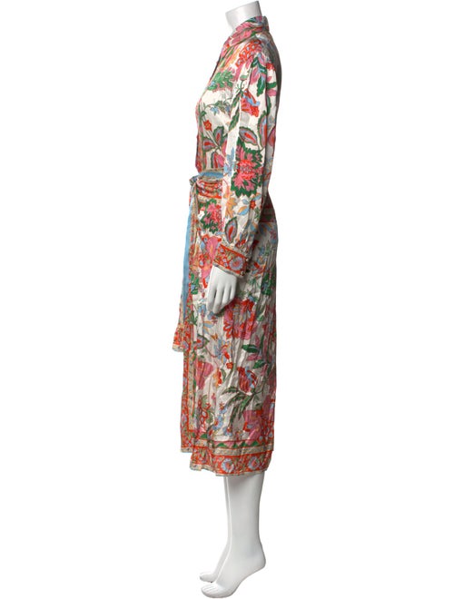 MISA Los Angeles Printed Midi Length Dress