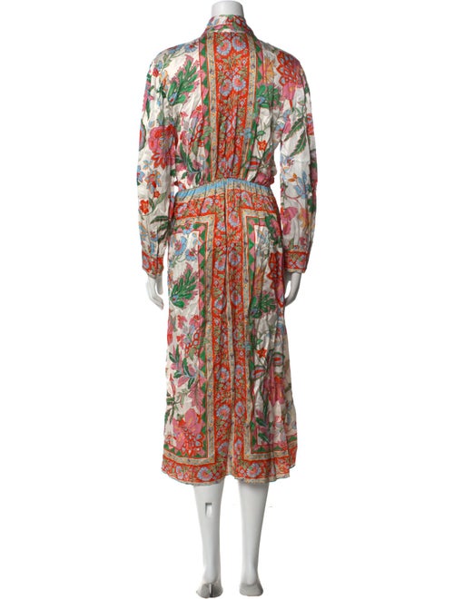 MISA Los Angeles Printed Midi Length Dress