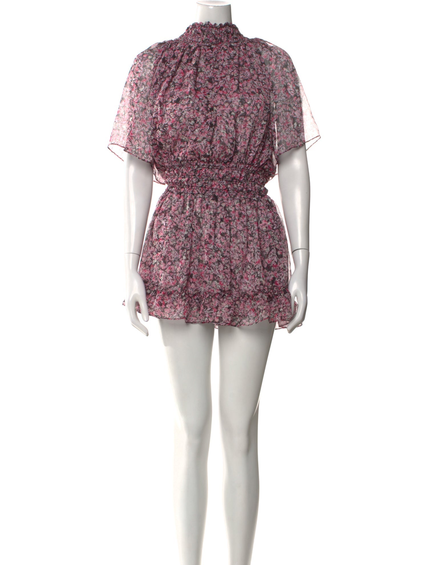 MISA Los Angeles Floral Print Mini Dress w/ Tags