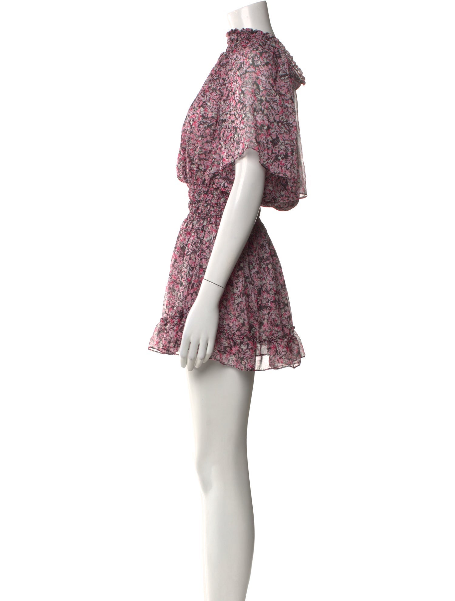 MISA Los Angeles Floral Print Mini Dress w/ Tags