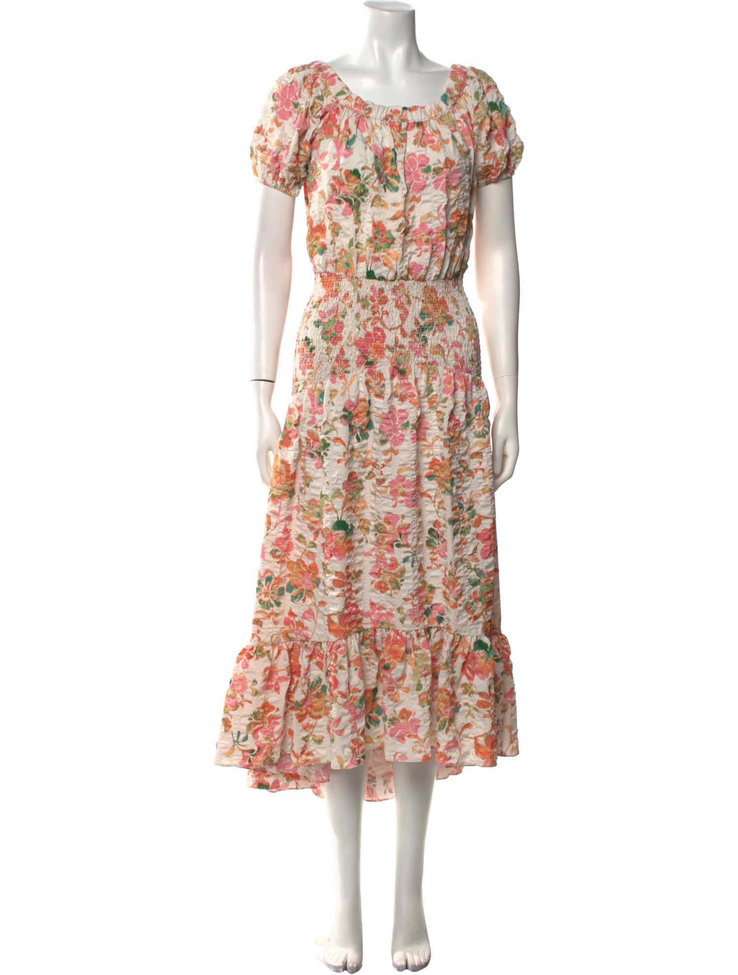 MISA Los Angeles Floral Print Long Dress