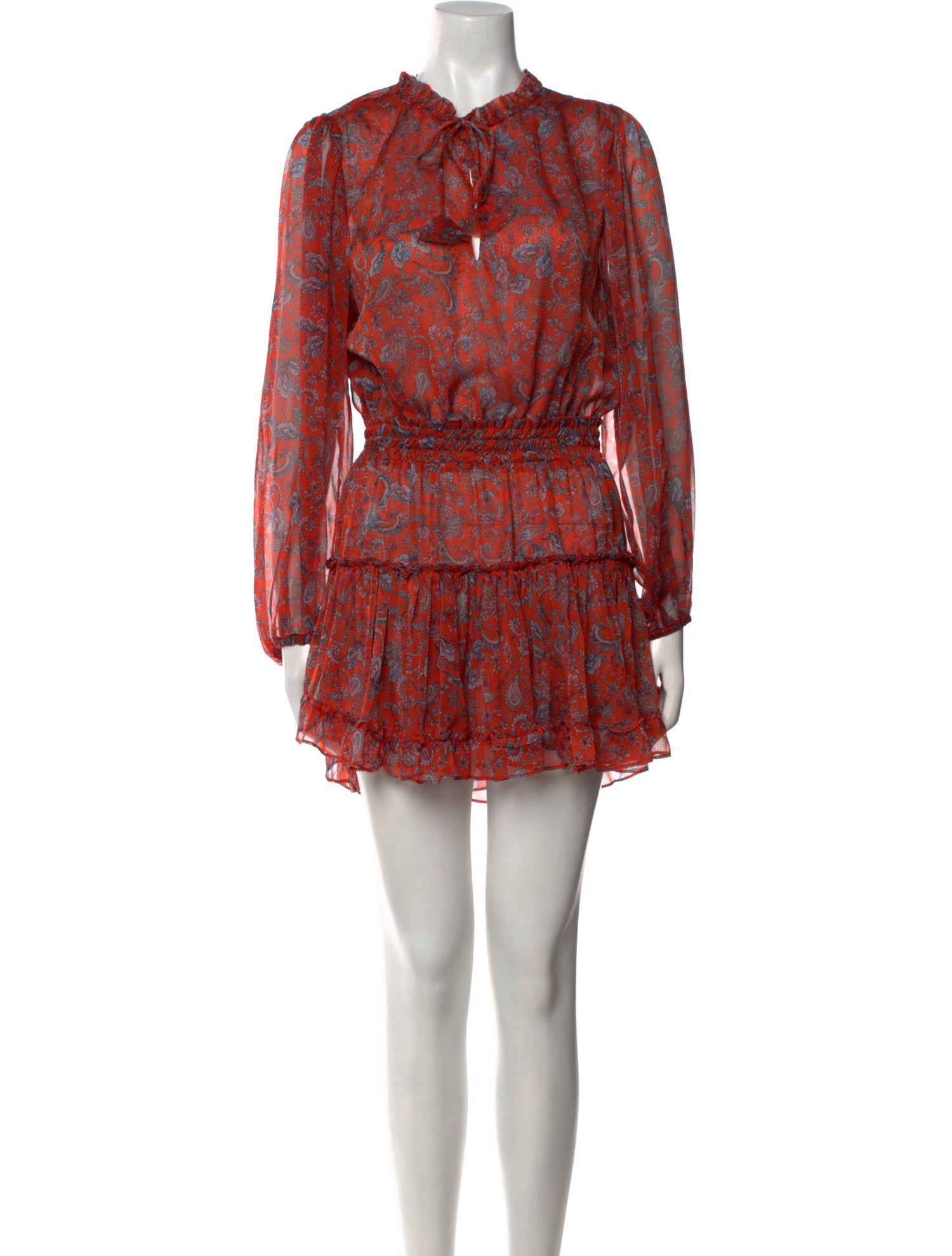 MISA Los Angeles Printed Mini Dress