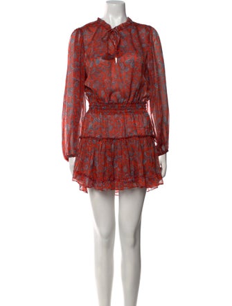MISA Los Angeles Printed Mini Dress