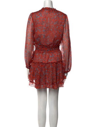 MISA Los Angeles Printed Mini Dress