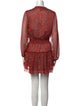 MISA Los Angeles Printed Mini Dress