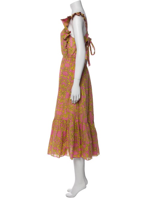 MISA Los Angeles Printed Long Dress