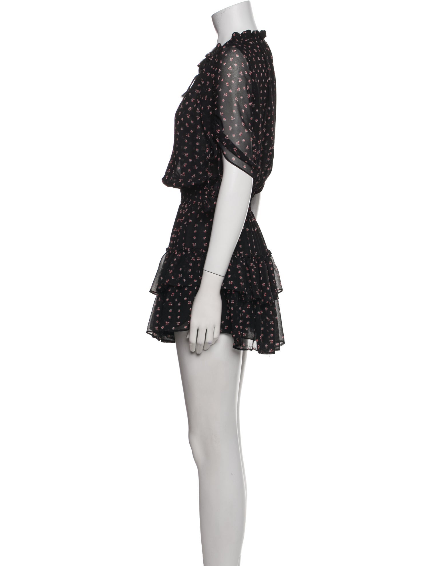 MISA Los Angeles Printed Mini Dress
