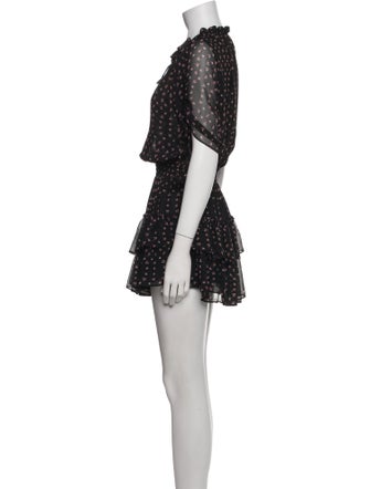 MISA Los Angeles Printed Mini Dress