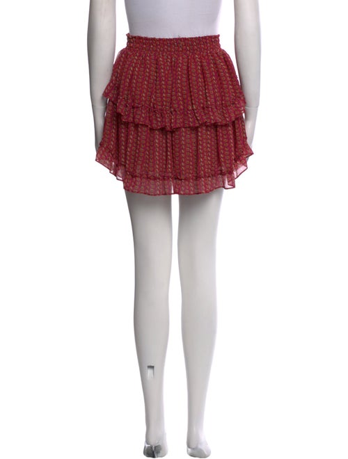MISA Los Angeles Printed Mini Skirt
