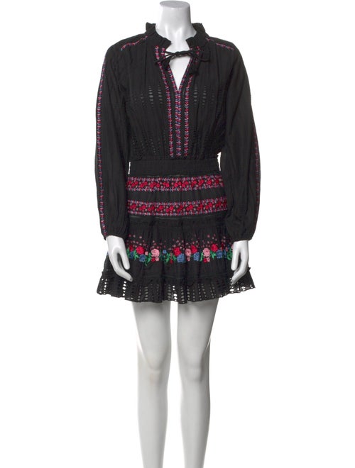 MISA Los Angeles Graphic Print Mini Dress