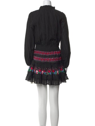 MISA Los Angeles Graphic Print Mini Dress