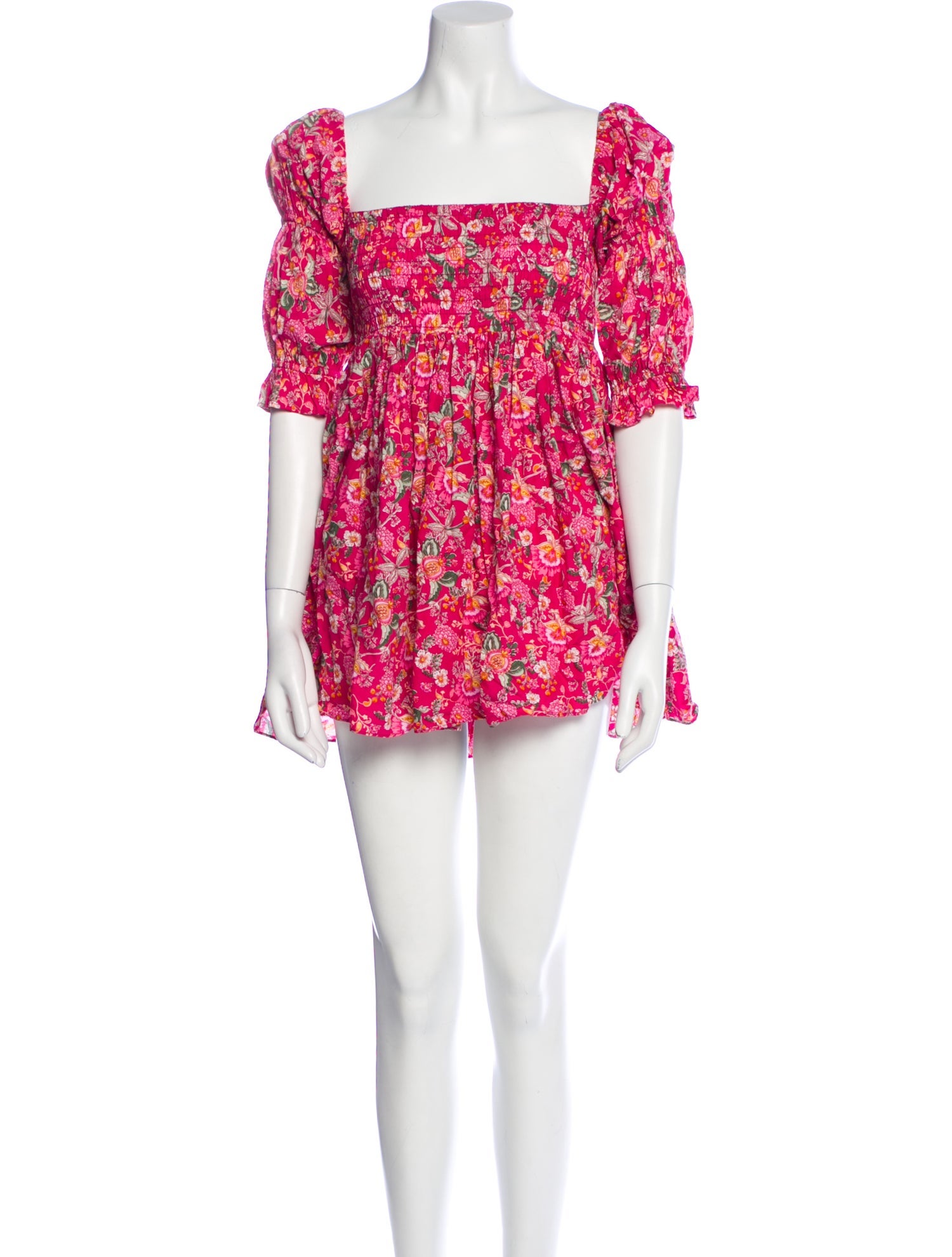 MISA Los Angeles Floral Print Mini Dress