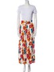 MISA Los Angeles Printed Bow Accents Skirt Set