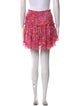 MISA Los Angeles Floral Print Mini Skirt
