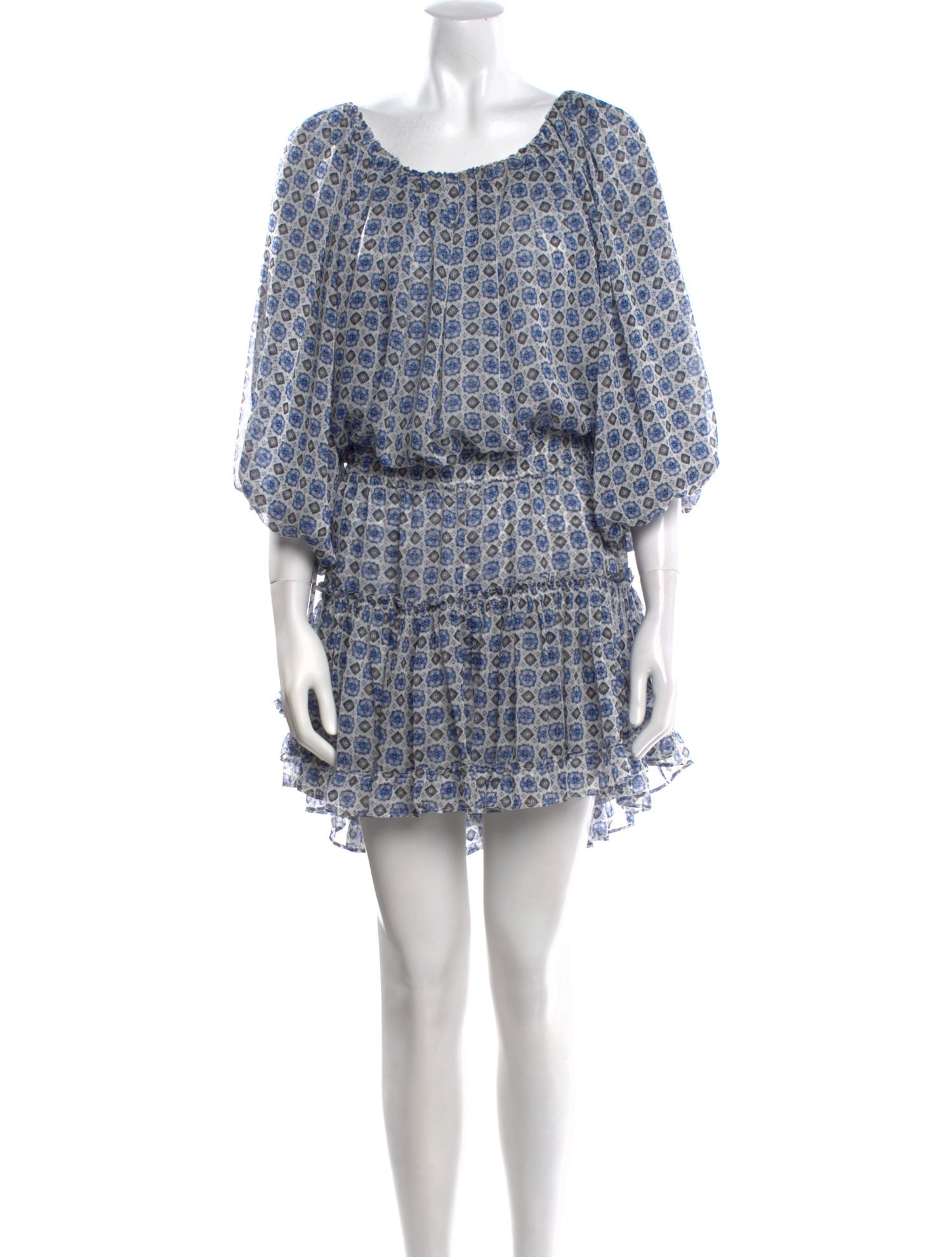 MISA Los Angeles Printed Mini Dress