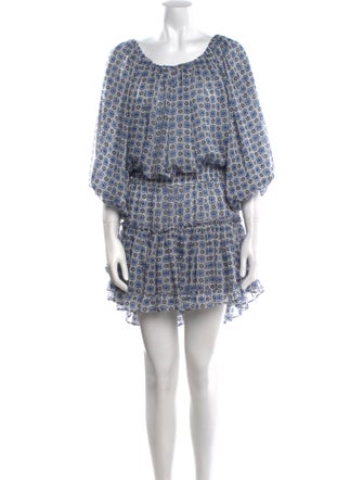 MISA Los Angeles Printed Mini Dress
