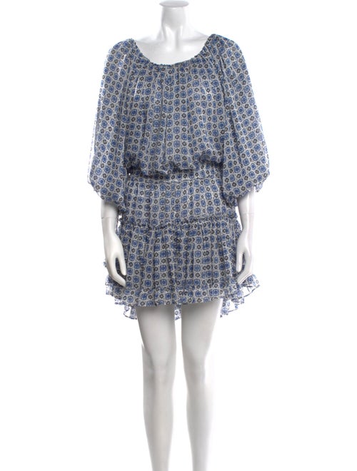 MISA Los Angeles Printed Mini Dress