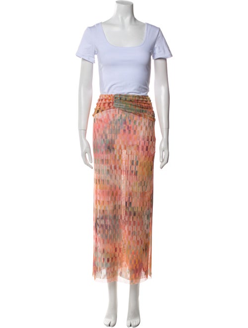 MISA Los Angeles Floral Print Skirt Set