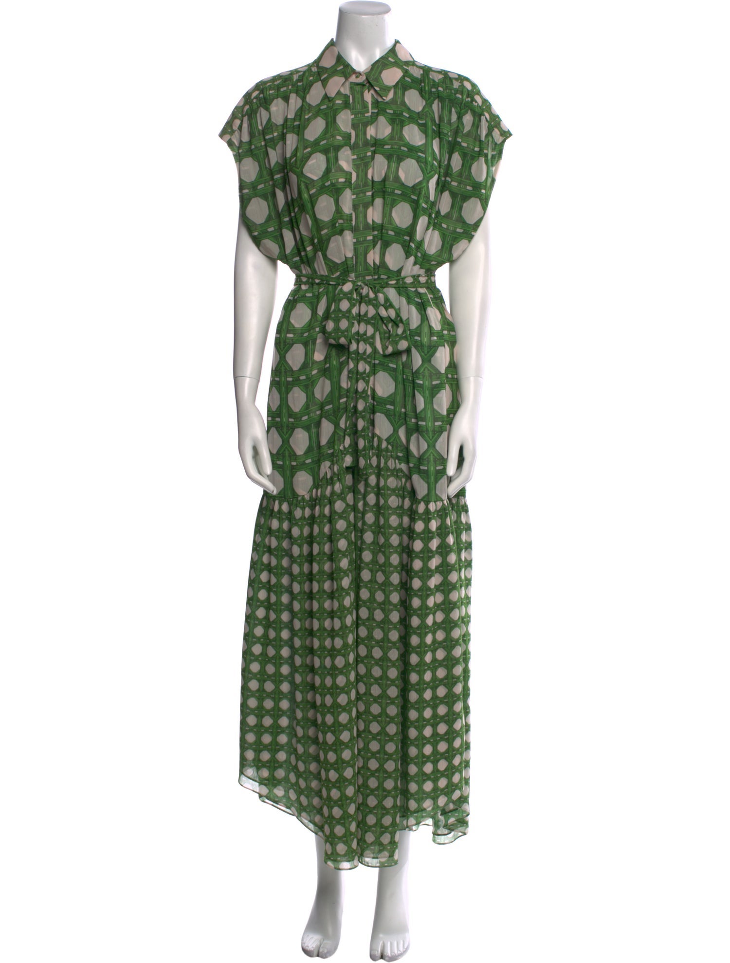 MISA Los Angeles Printed Long Dress