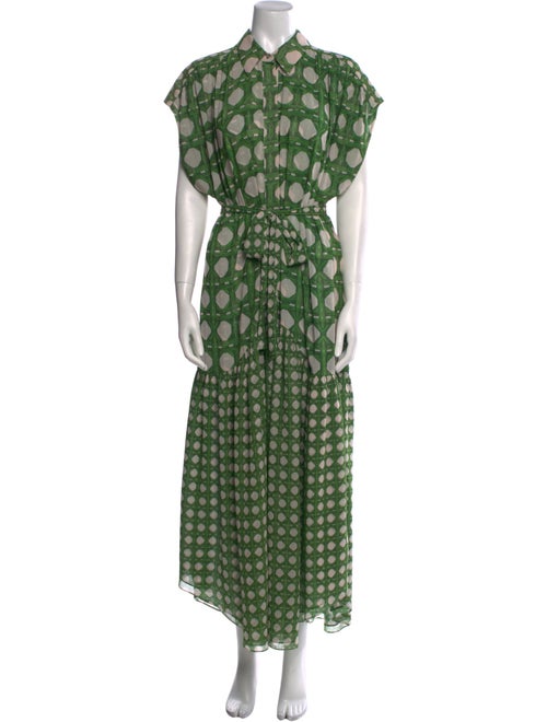 MISA Los Angeles Printed Long Dress