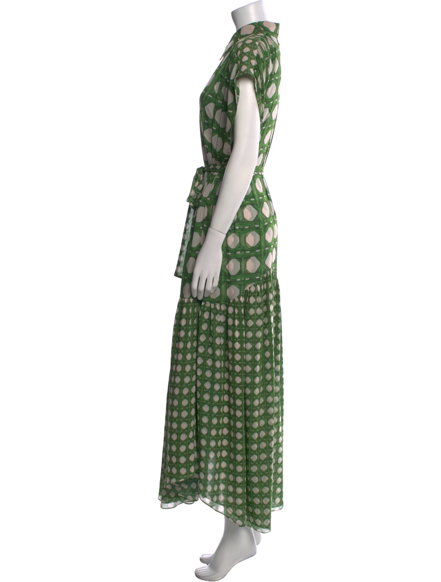 MISA Los Angeles Printed Long Dress