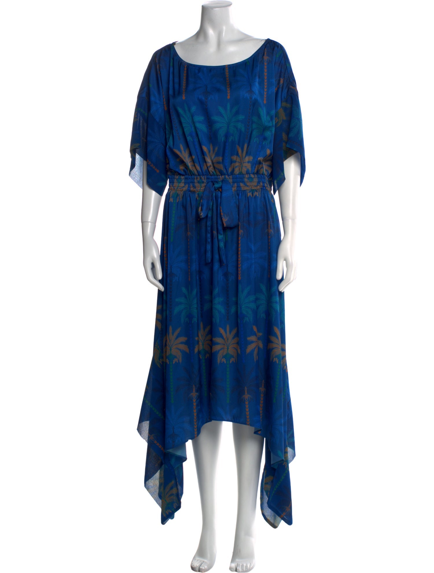 MISA Los Angeles Scoop Neck Long Dress