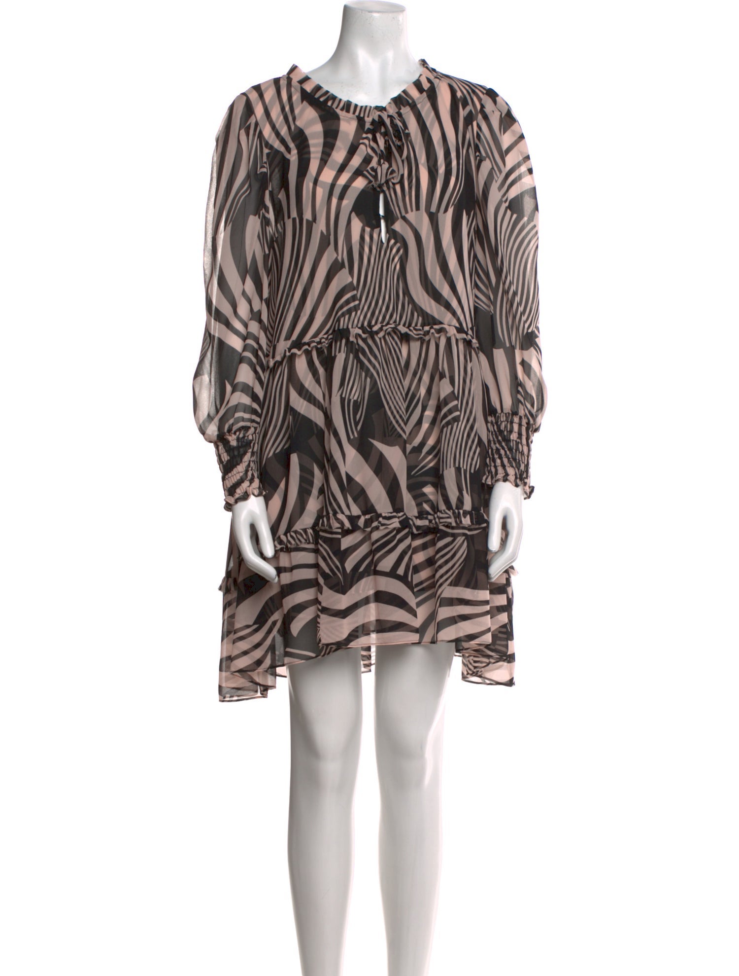 MISA Los Angeles Printed Mini Dress