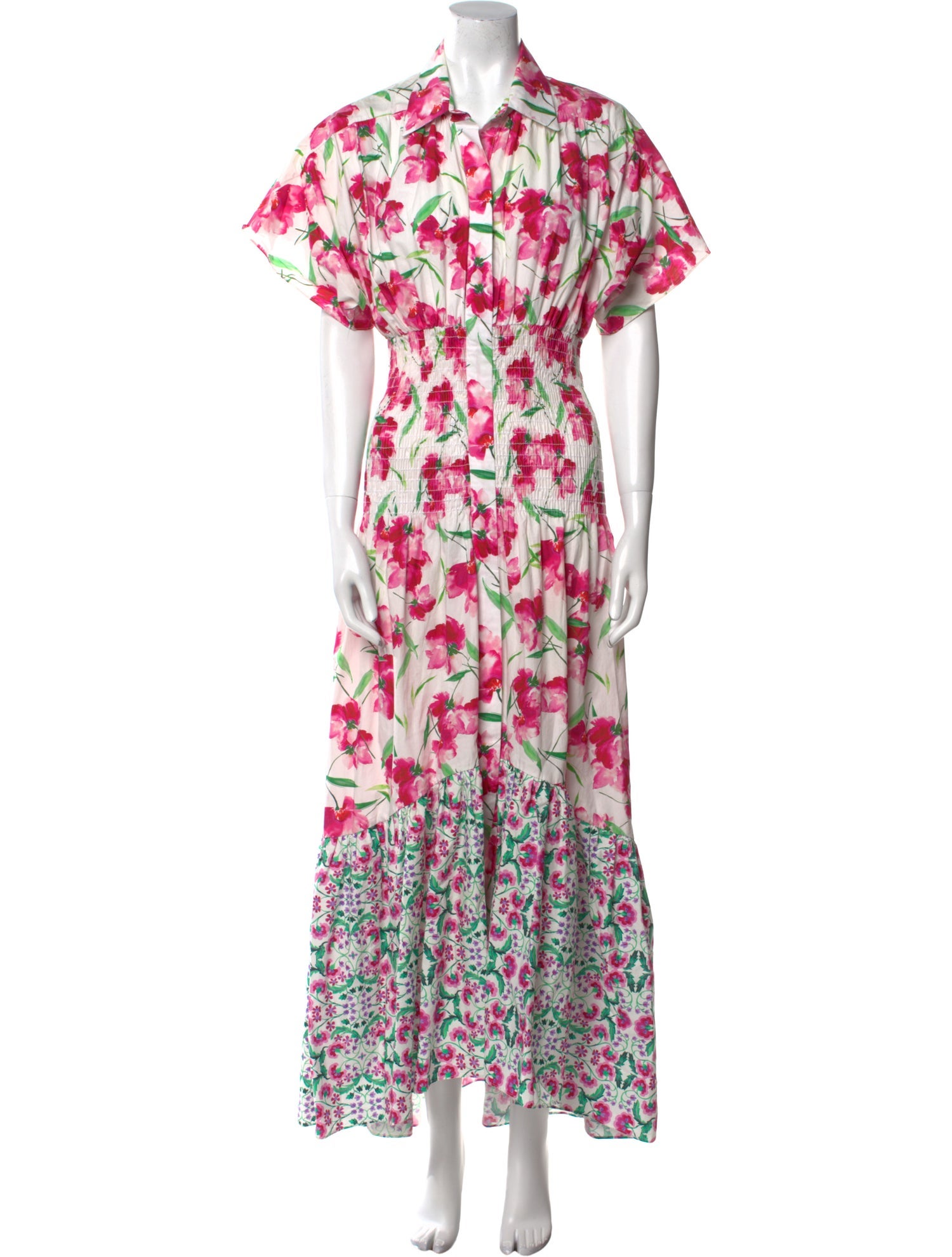 MISA Los Angeles Floral Print Long Dress