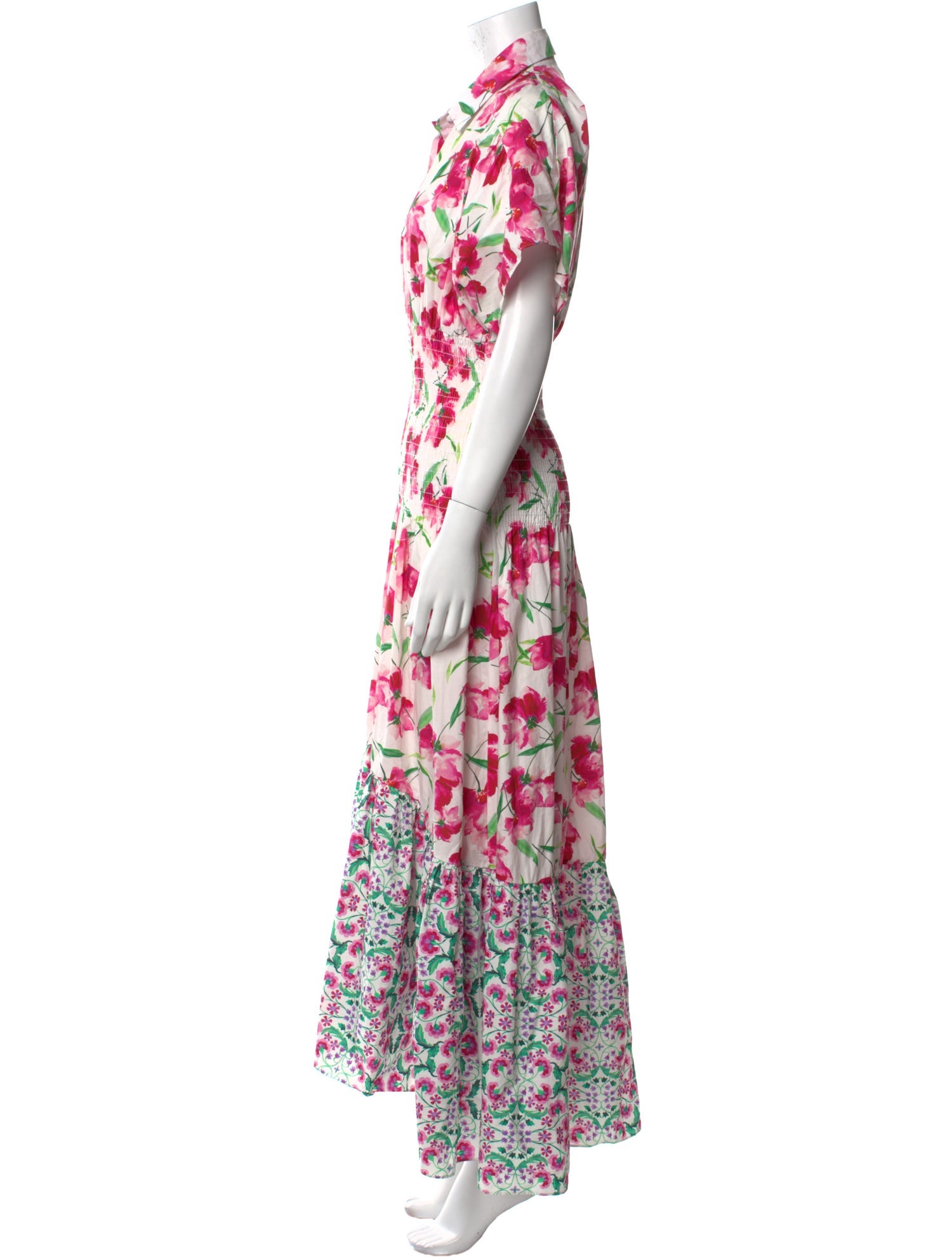 MISA Los Angeles Floral Print Long Dress