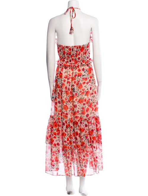 MISA Los Angeles Floral Print Long Dress