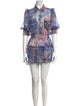 MISA Los Angeles Printed Mini Dress