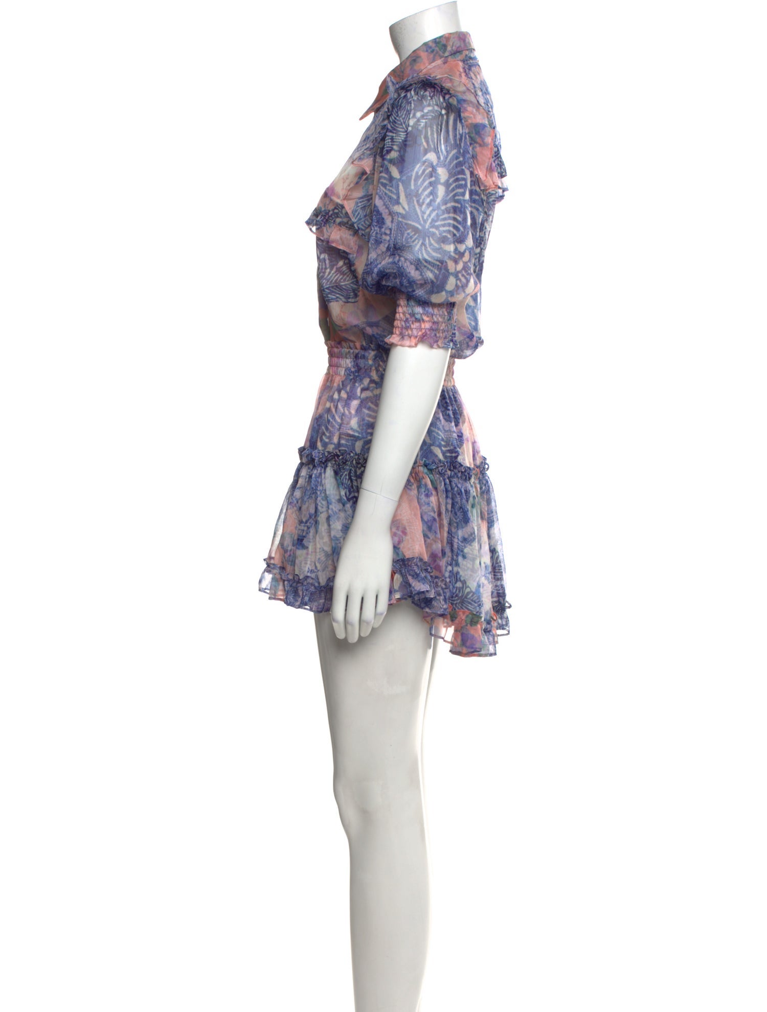 MISA Los Angeles Printed Mini Dress