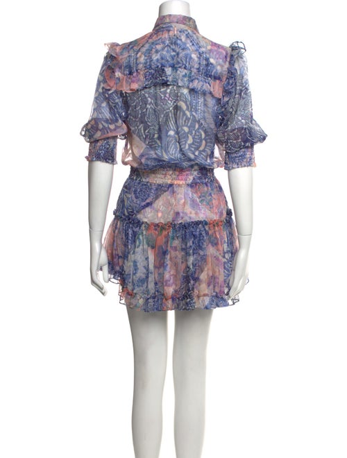 MISA Los Angeles Printed Mini Dress