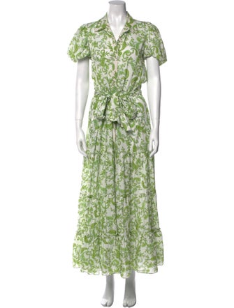 MISA Los Angeles Floral Print Long Dress