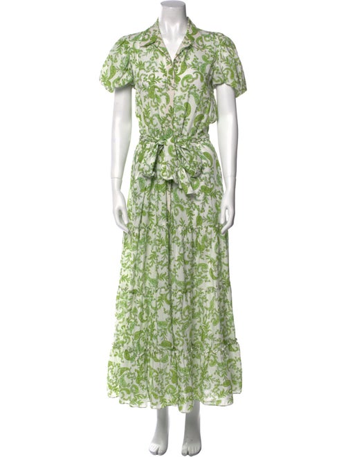 MISA Los Angeles Floral Print Long Dress