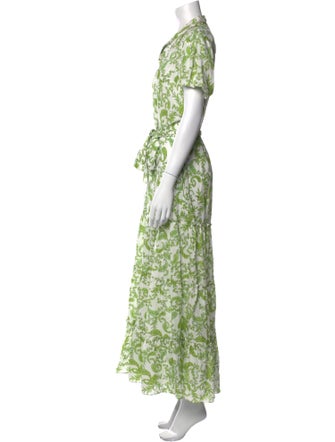 MISA Los Angeles Floral Print Long Dress