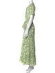MISA Los Angeles Floral Print Long Dress
