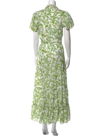 MISA Los Angeles Floral Print Long Dress