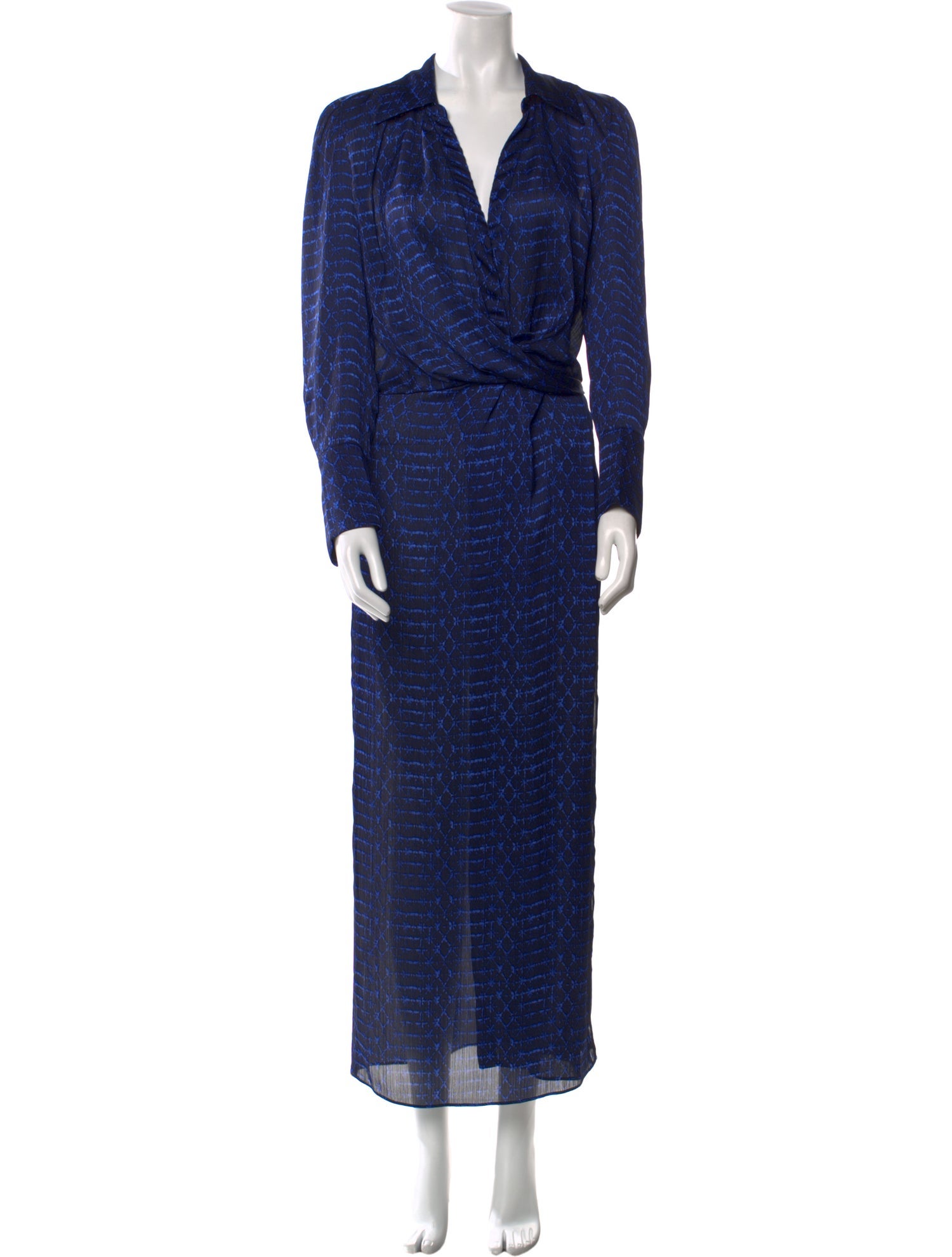 MISA Los Angeles Printed Long Dress